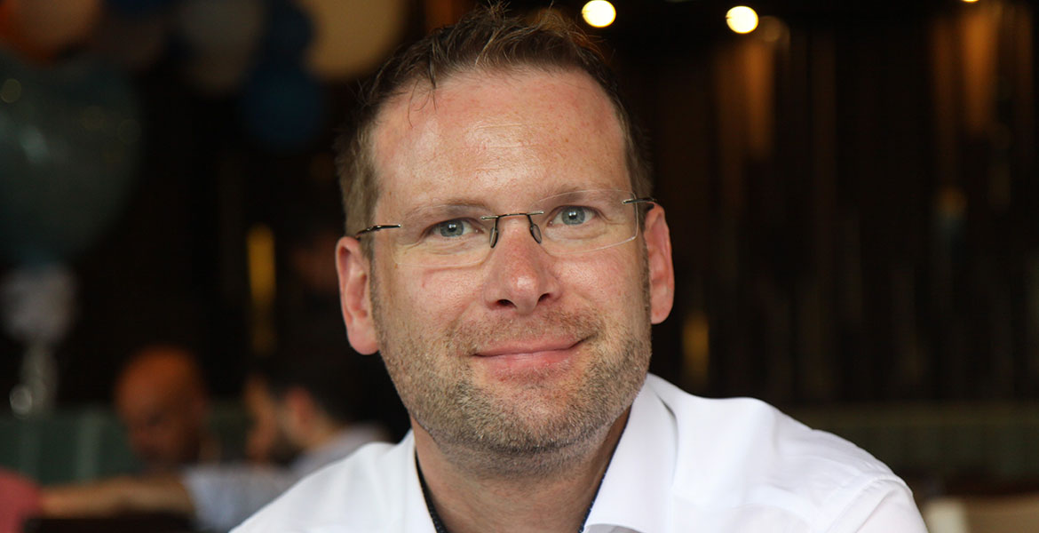 Porträt von Dr. Matthias Vogt, Generalsekretär des Deutschen Vereins vom Hl. Lande