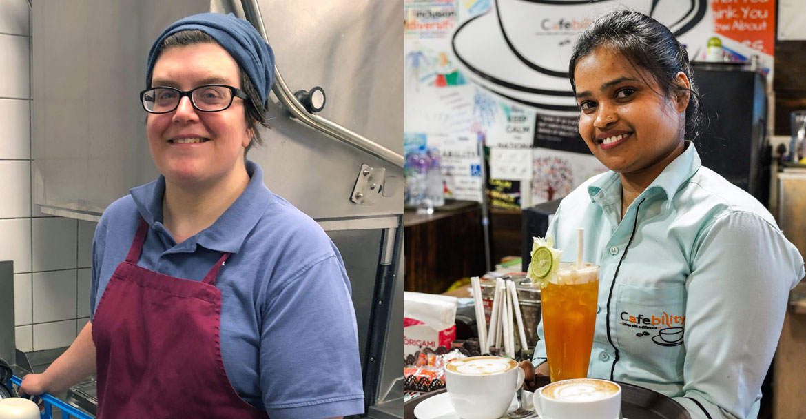 Gelebte Inklusion: Carmen Fischer und Reedu Patel