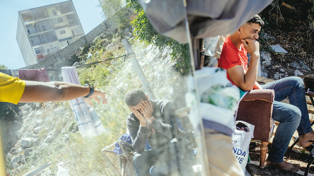 Geflüchtete in der spanischen Exklave Ceuta