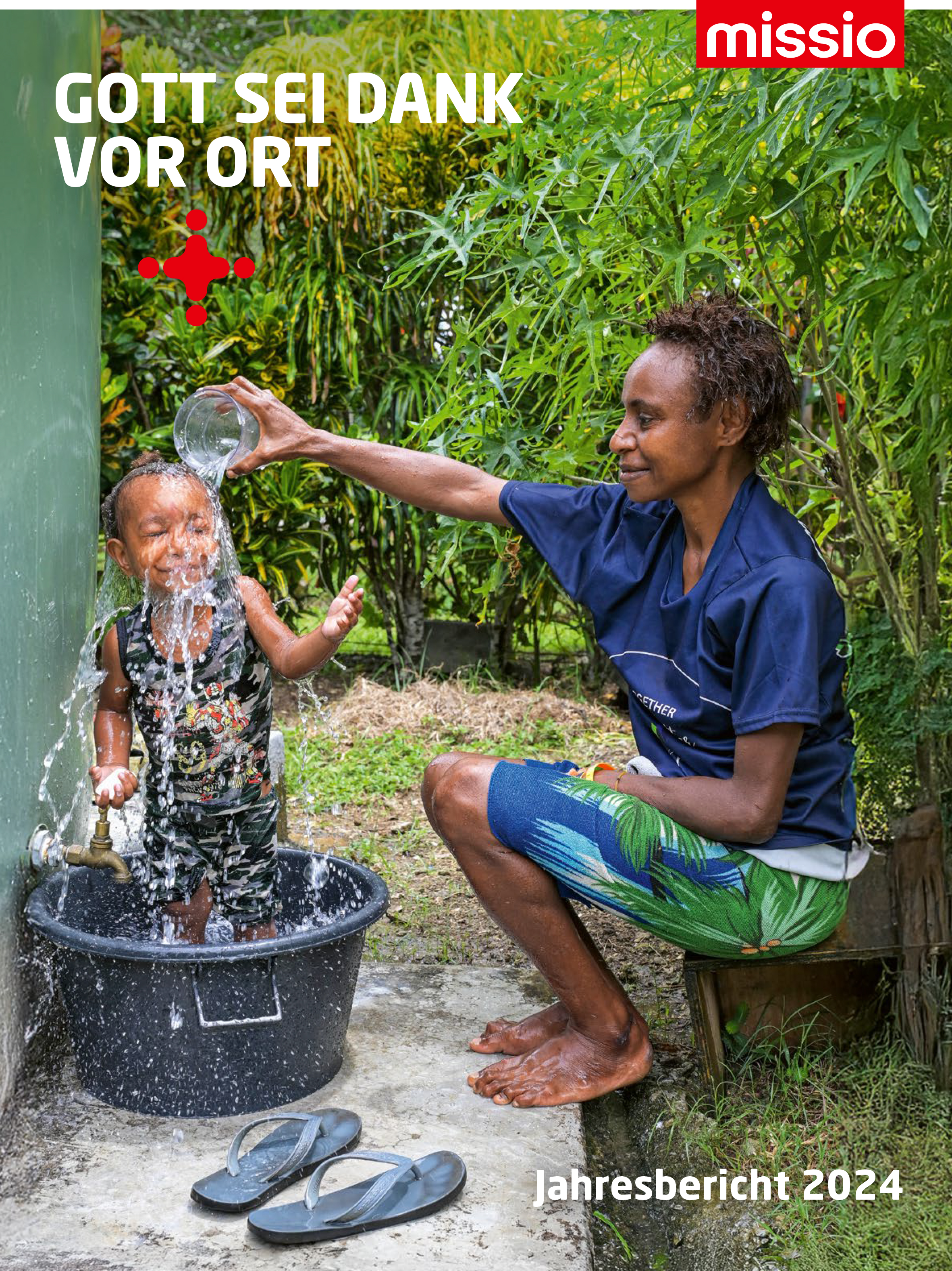 Cover Jahresbericht missio München aus dem Jahr 2024