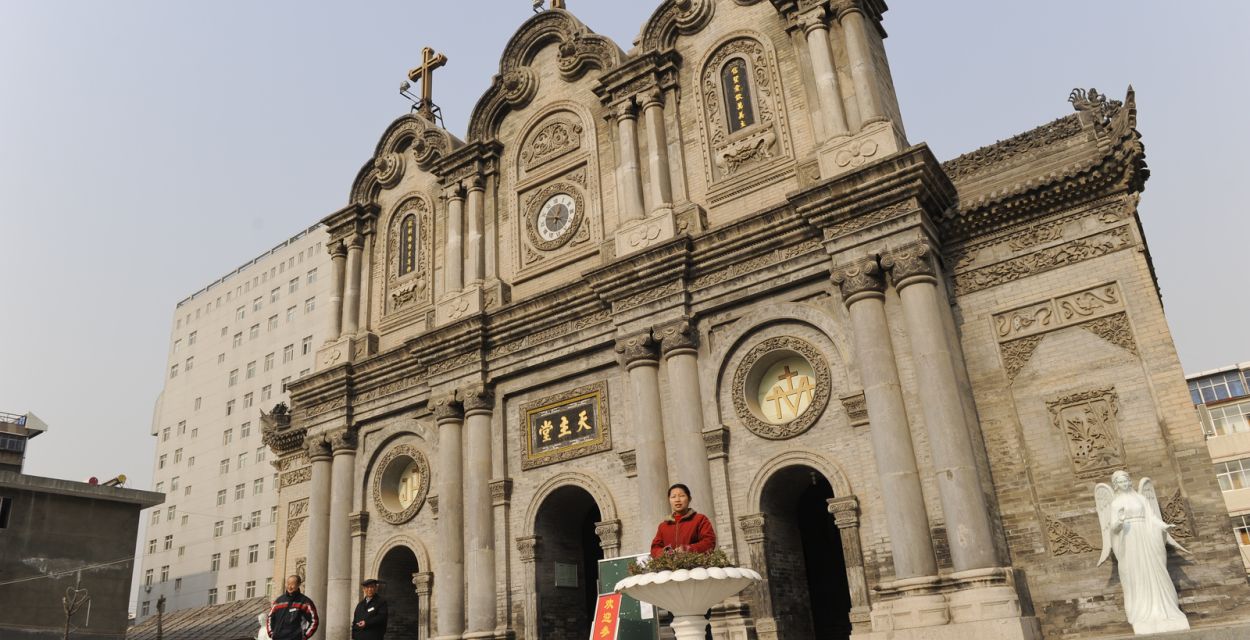 Die St.-Francis-Kathedrale in Xi'an in der Provinz Shaanxi
