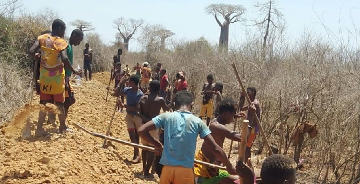 Kanalbau in der Diözese Morondava