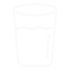 Icon zeigt ein Wasserglas als Symbol für Trinkwasserqualität